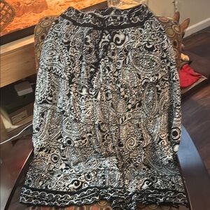 Black and White pattered Skirt